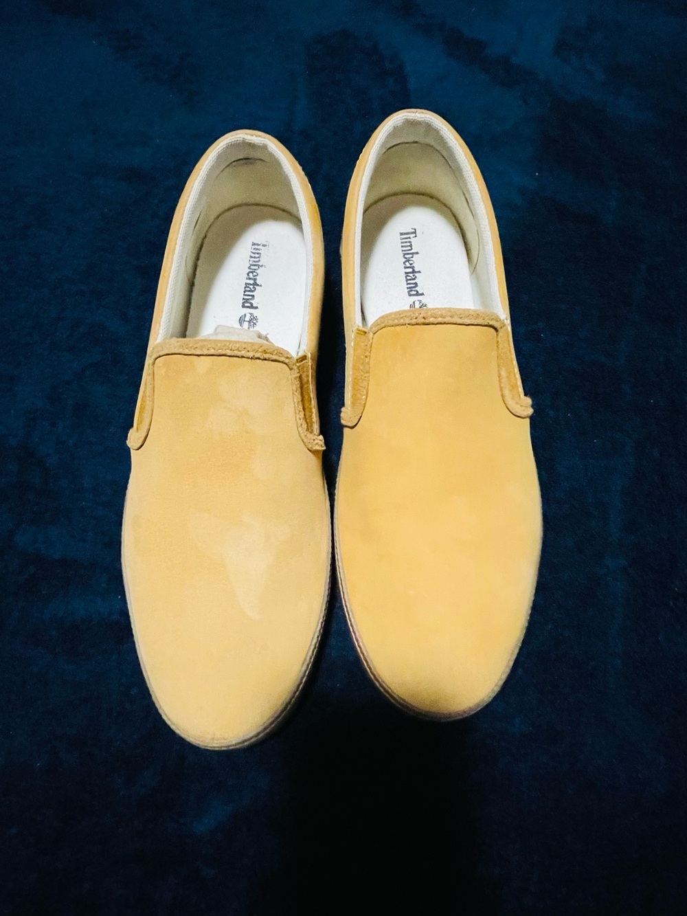 Timberland Men's Slip-On Suede Loafers in Wheat Tan